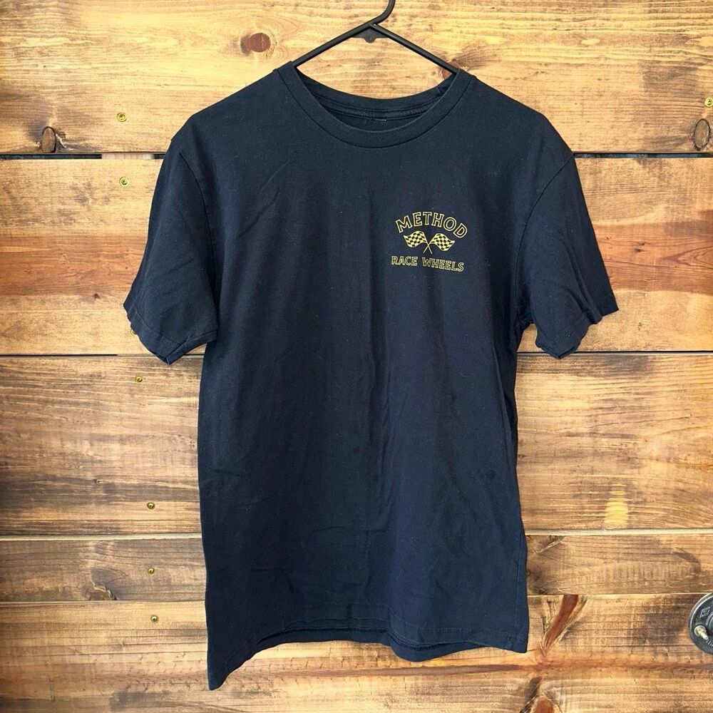 Unbranded Men's Black and Navy T-shirt